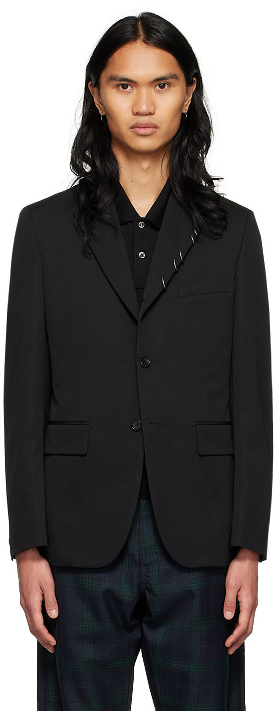 Comme des Garçons Homme Deux Black Wool Blazer Comme des Garcons Homme Deux