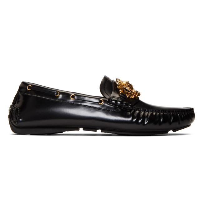 versace driving loafers