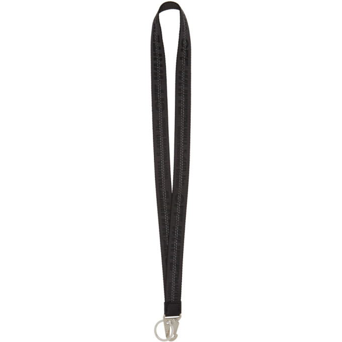 Off-White Black Classic Industrial Lanyard Keychain Off-White