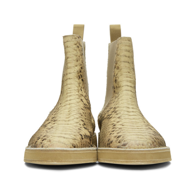 yeezy python chelsea boots