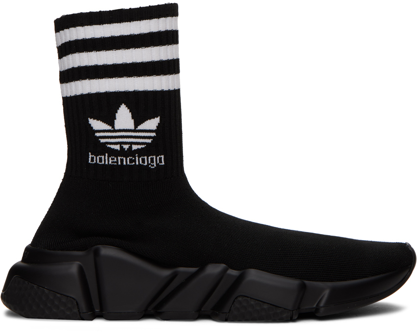 Balenciaga Black adidas Originals Edition Speed Sneakers Balenciaga