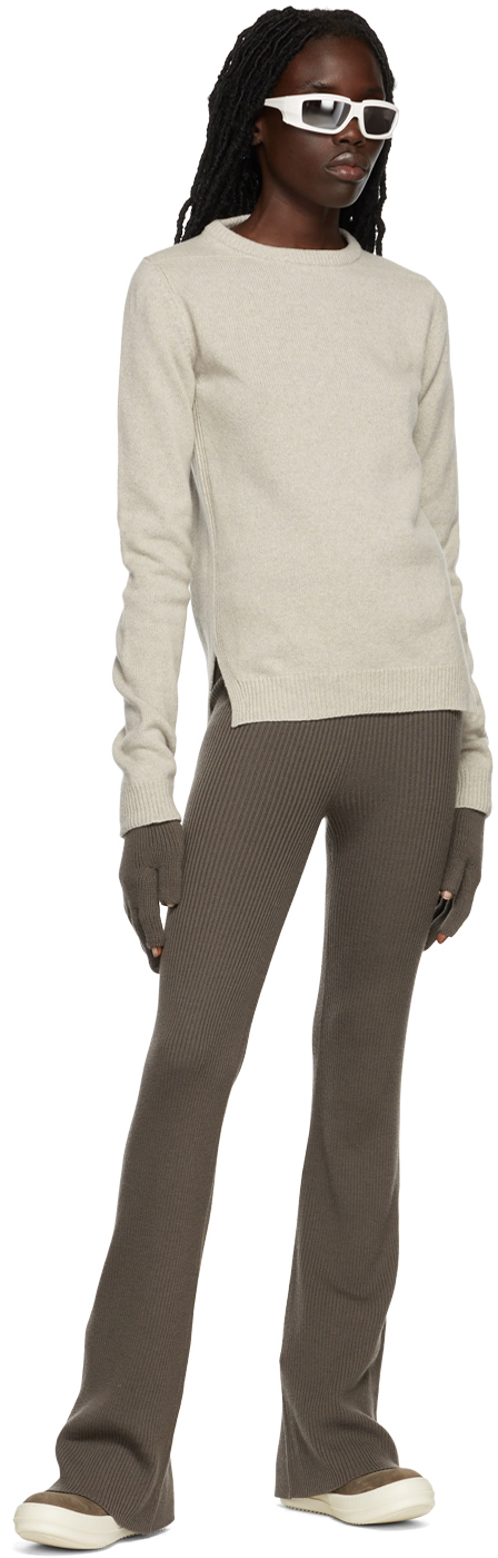 Rick Owens Beige Recycled Cashmere Sweater