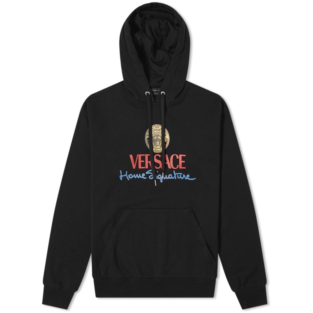 versace home signature hoodie