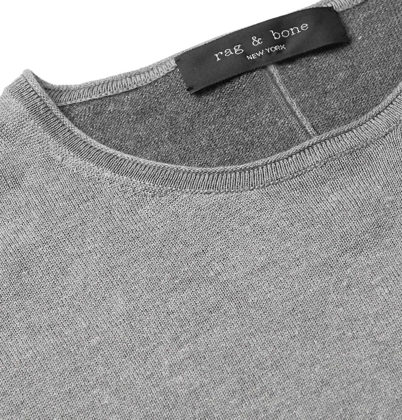 Trent Contrast-Tipped Merino Wool 