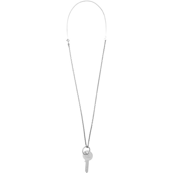 Maison Margiela Silver Key Necklace Maison Margiela