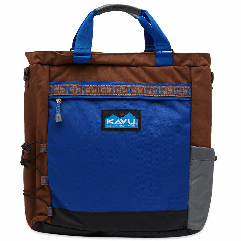 Photo: KAVU Men's Shoup Coupe Convertible Tote in Sepia Sky