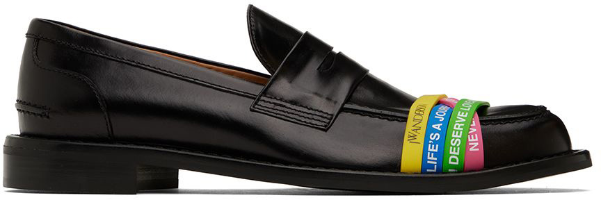 Photo: JW Anderson Black Elastic Loafers