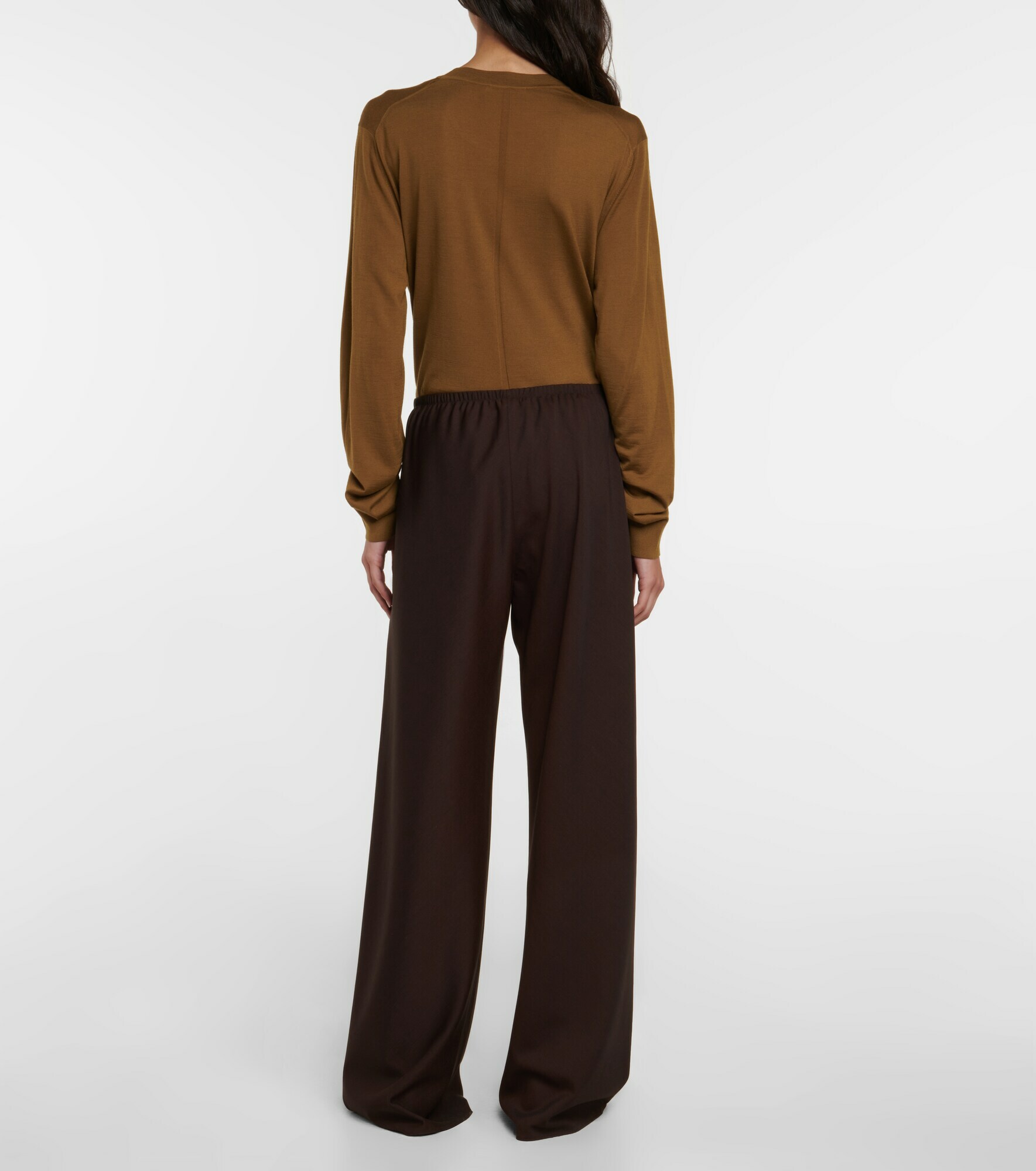 The Row - Gala wide-leg wool and mohair pants The Row