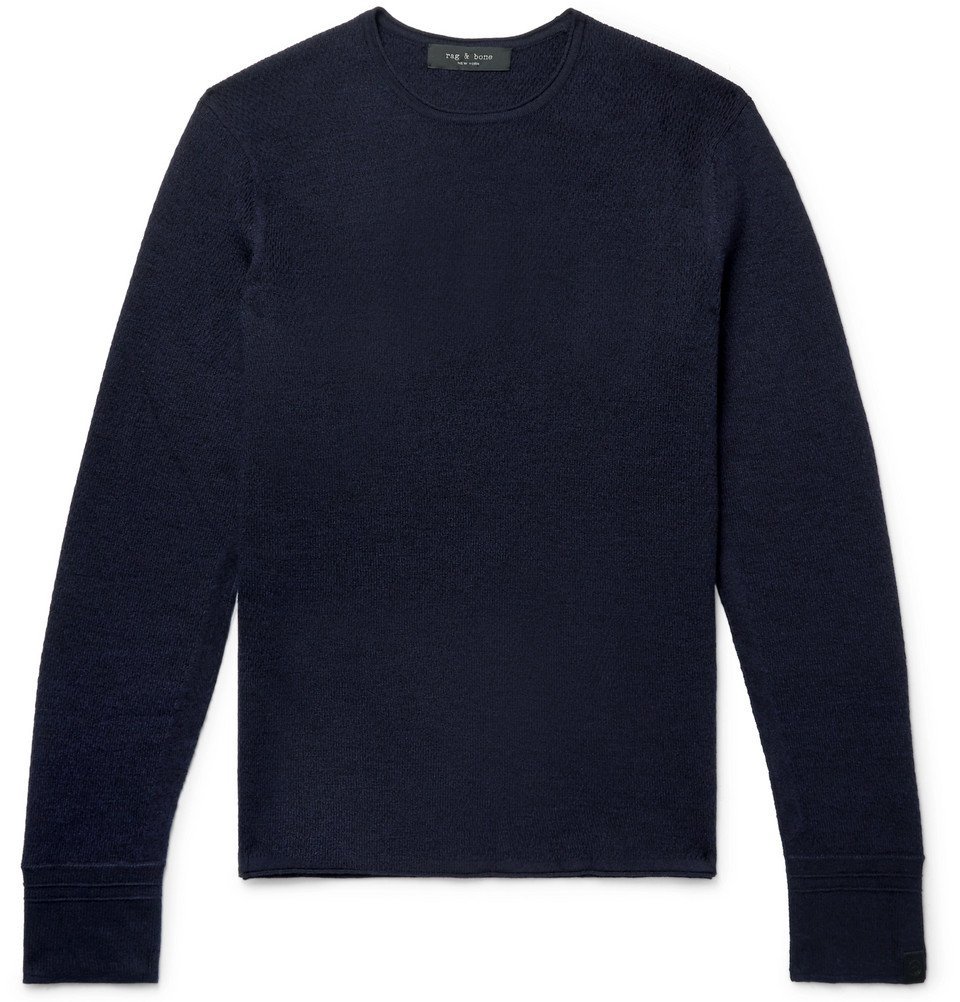 Rag & Bone Gregory Merino Wool Crewneck Pullover Sweater
