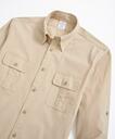 Brooks Brothers Men's Regent Fit Sport Shirt, Cotton Poplin | Khaki