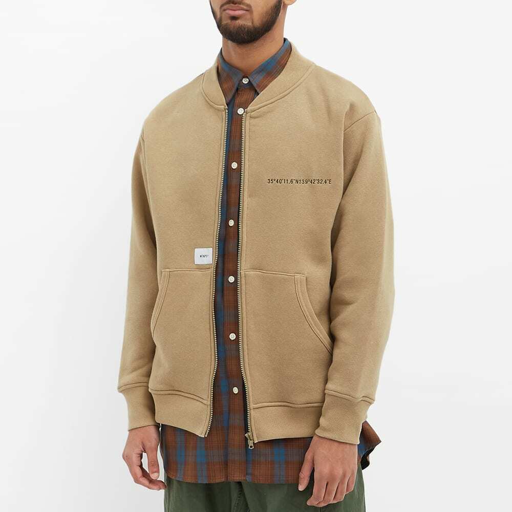 WTAPS Men's Gps Zip Through Bomber Jacket in Coyote Brown WTAPS