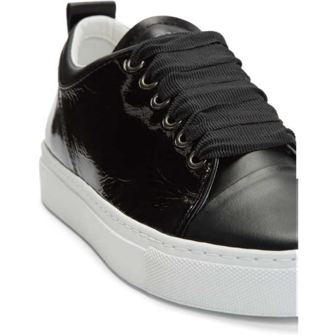 Lanvin Black Patent Sneakers Lanvin
