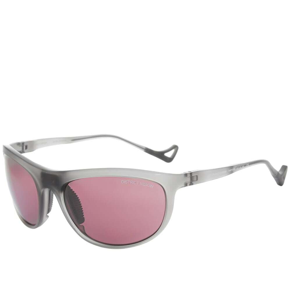District Vision Men's Takeyoshi Altitude Master Sunglasses in Grey Rose