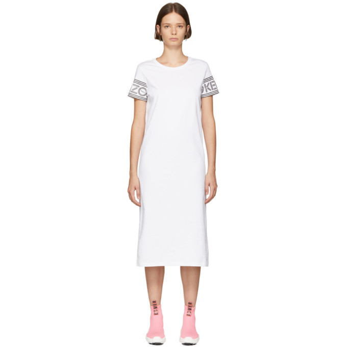 kenzo white dress