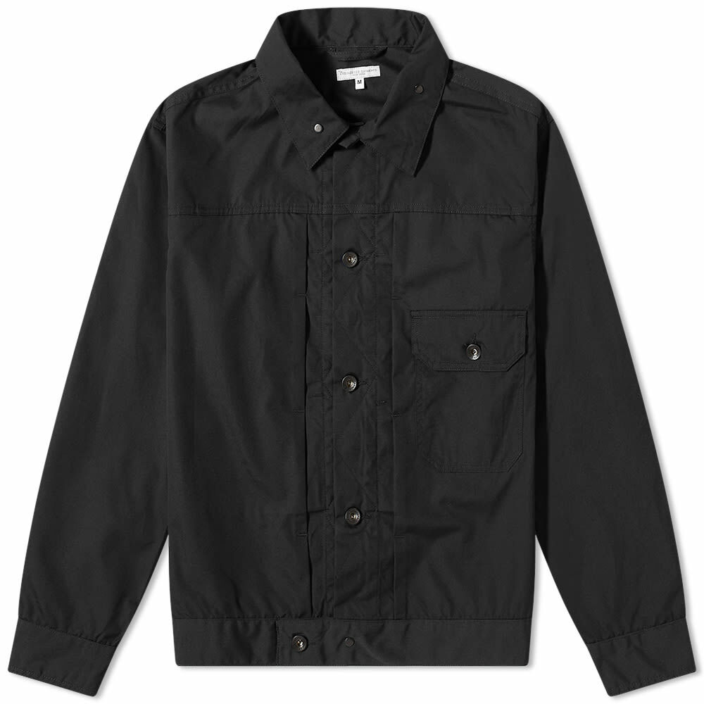 Engineered Garments Men's Trucker Jacket in Black Engineered Garments