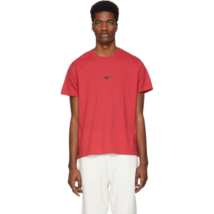 rag and bone red t shirt