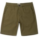 Oliver Spencer - Wide-Leg Cotton-Jersey Drawstring Shorts - Green