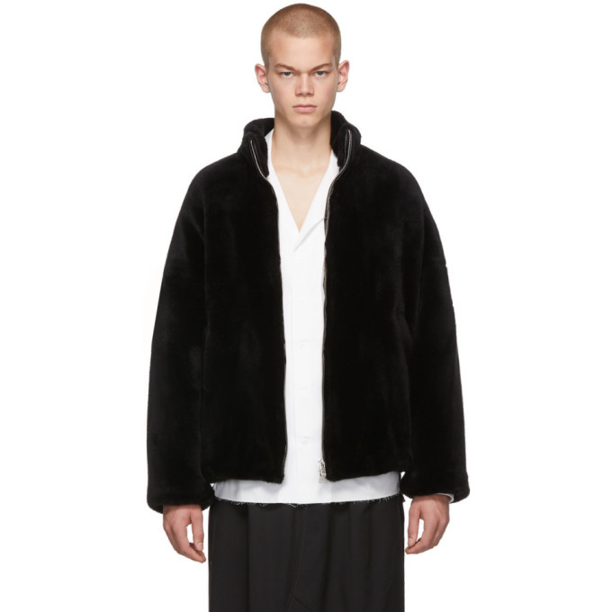 sulvam fake fur vest-