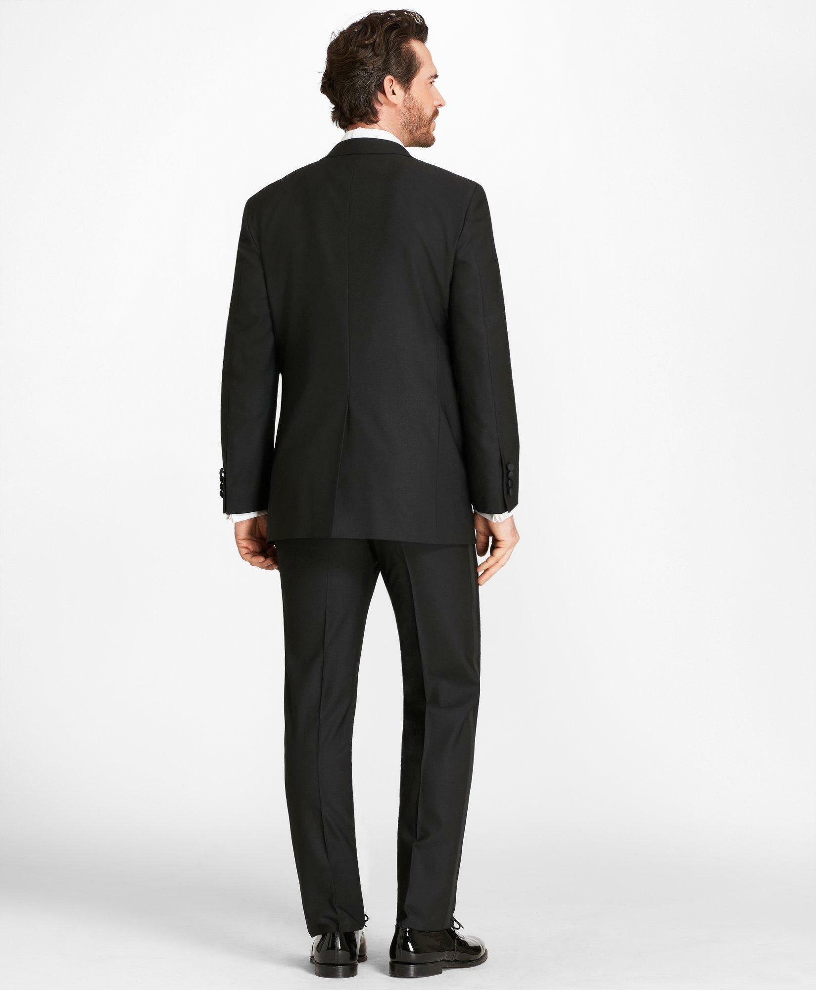 Brooks Brothers Men's Madison Fit One-Button 1818 Tuxedo Jacket | Black