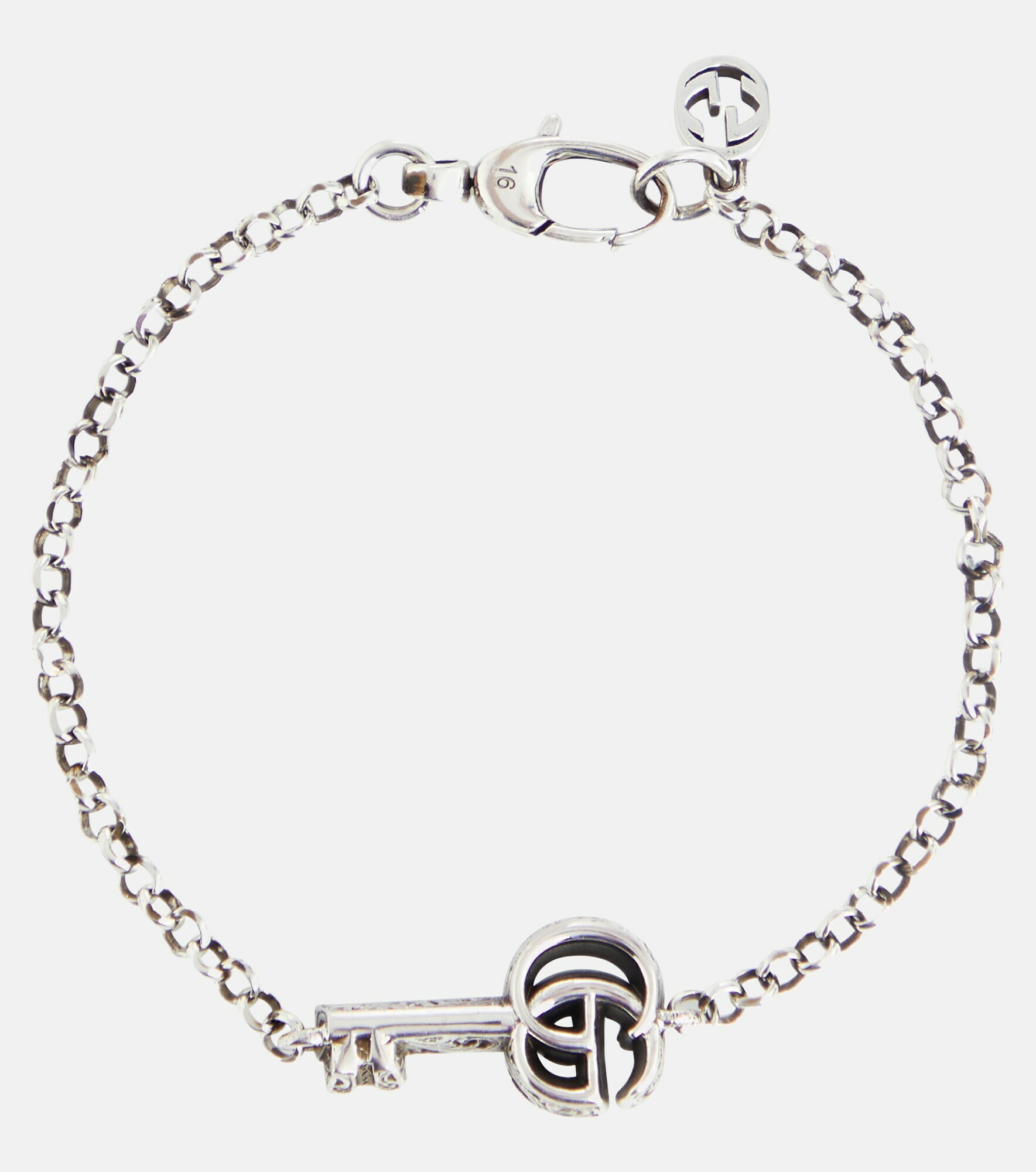GG BRACELET DOUBLE G SILVER