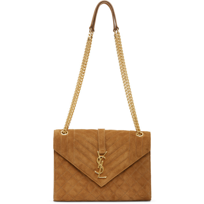 ysl tan envelope bag