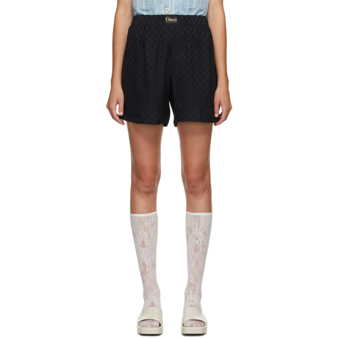 gucci black shorts