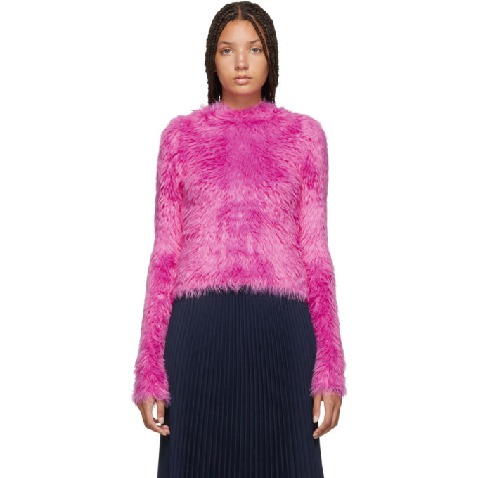 balenciaga fuzzy sweater