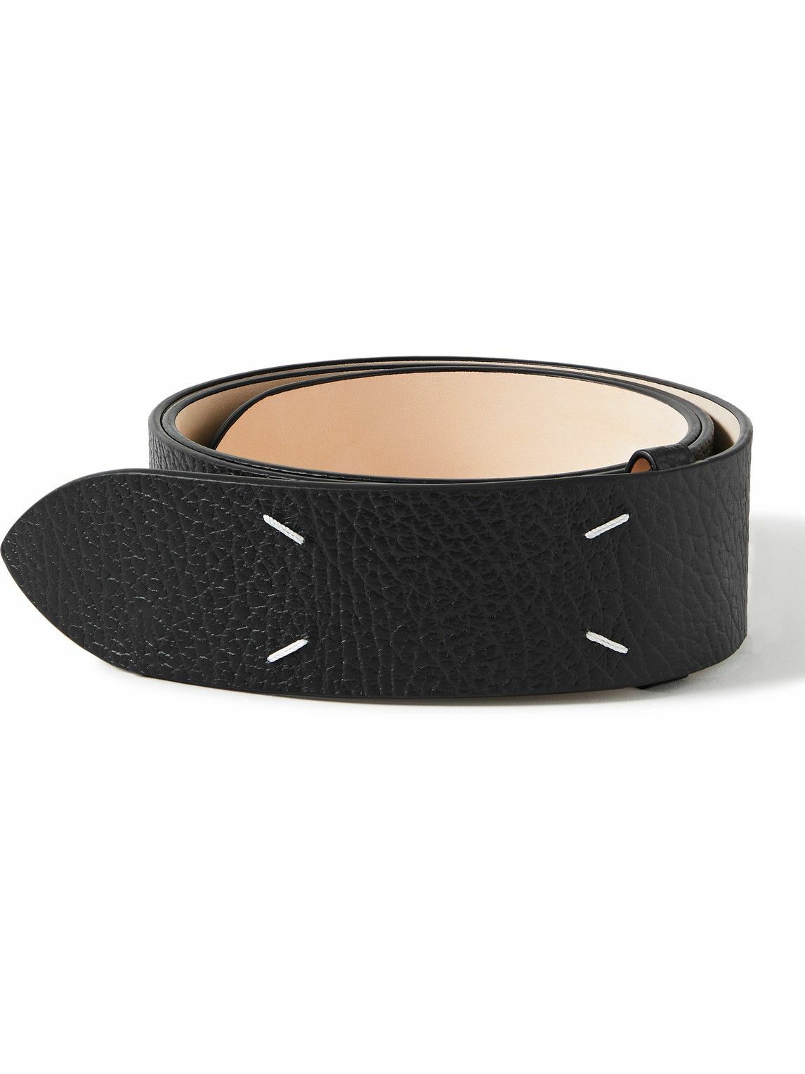 Lindenmann klassik G.CHABROLLE Mens leather belt/Mens belt, full grain