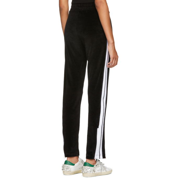 Palm Angels Black Chenille Track Pants Palm Angels