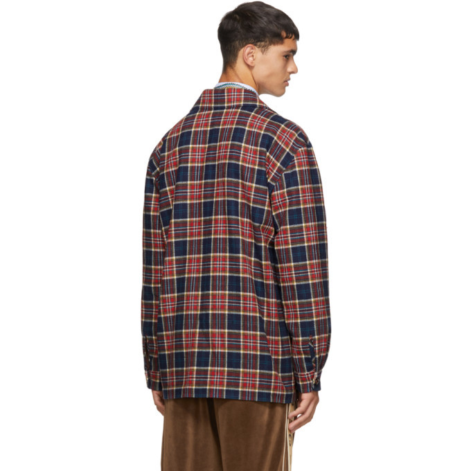 gucci red and blue jacket