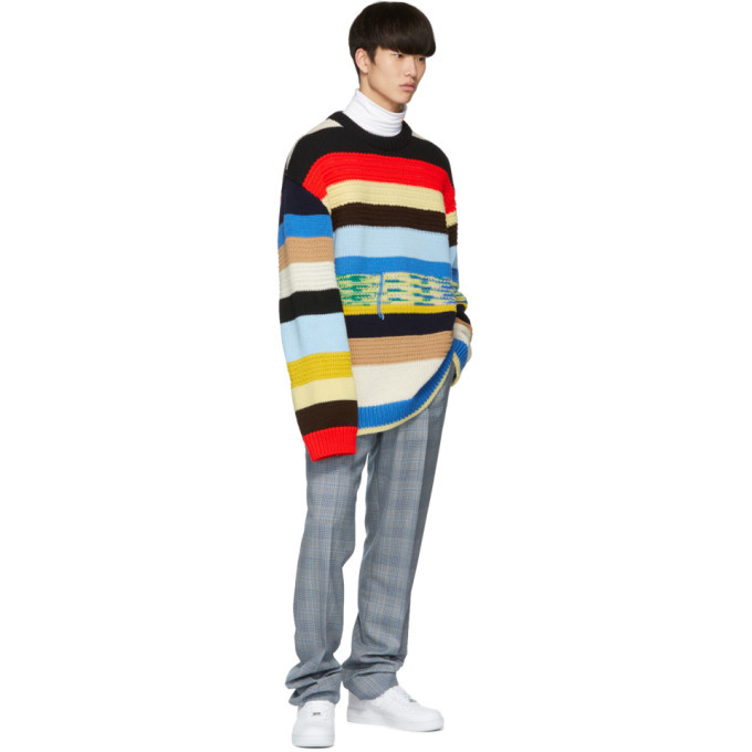 calvin klein striped sweater