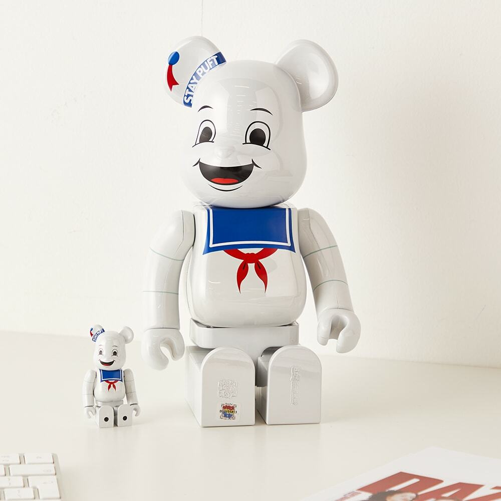 Stay Puft Marshmallow Man White Chrome BeRbrick in Multi 100/400