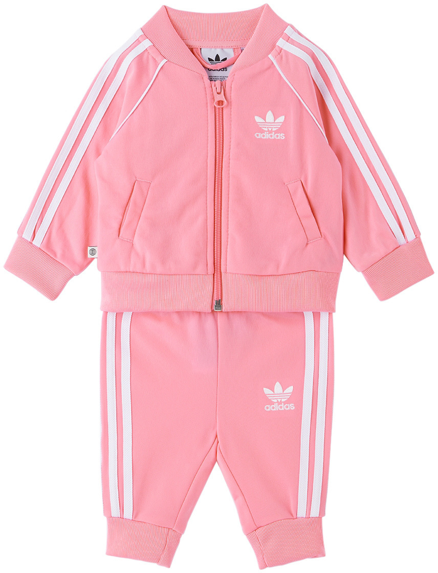 adidas Kids Baby Pink Adicolor SST Tracksuit adidas