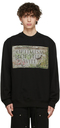 032c Black Gravestone Crewneck Sweatshirt