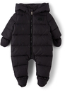 Burberry Baby Black Down Star Monogram Puffer Snowsuit