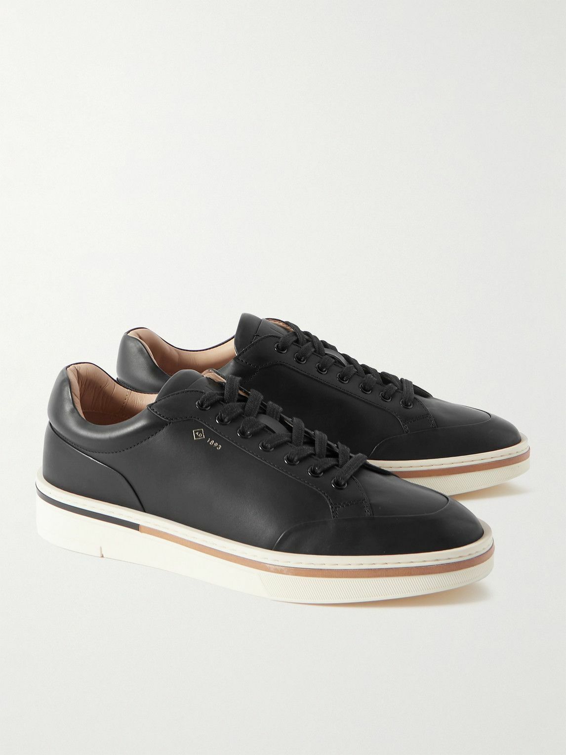 Dunhill - Metropolitan Leather Sneakers - Black Dunhill