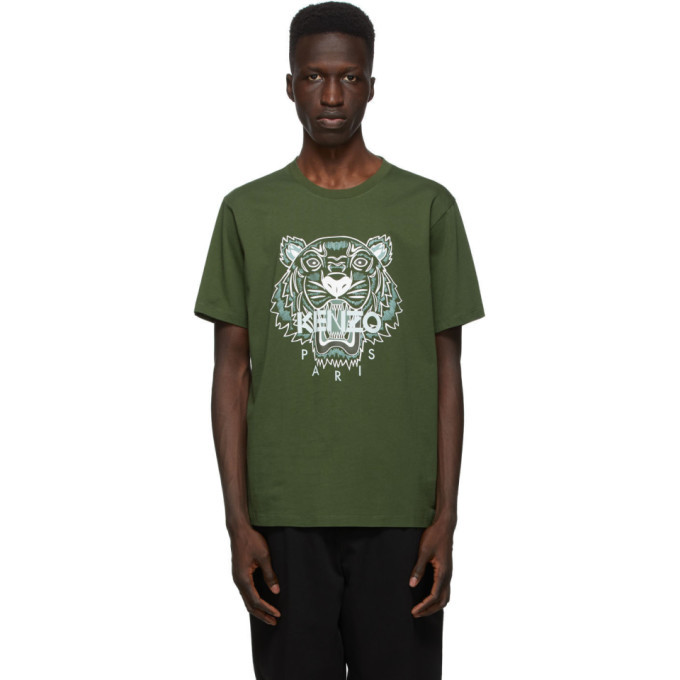 Kenzo Green Classic Tiger T-Shirt Kenzo