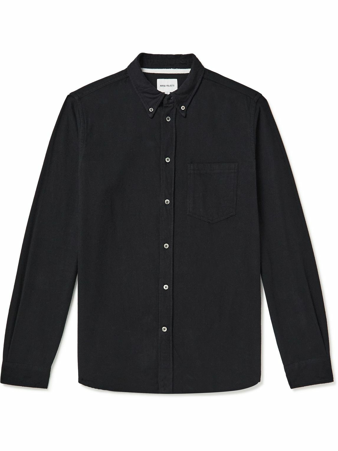 Norse Projects - Anton Button-Down Collar Brushed Cotton-Flannel Shirt ...