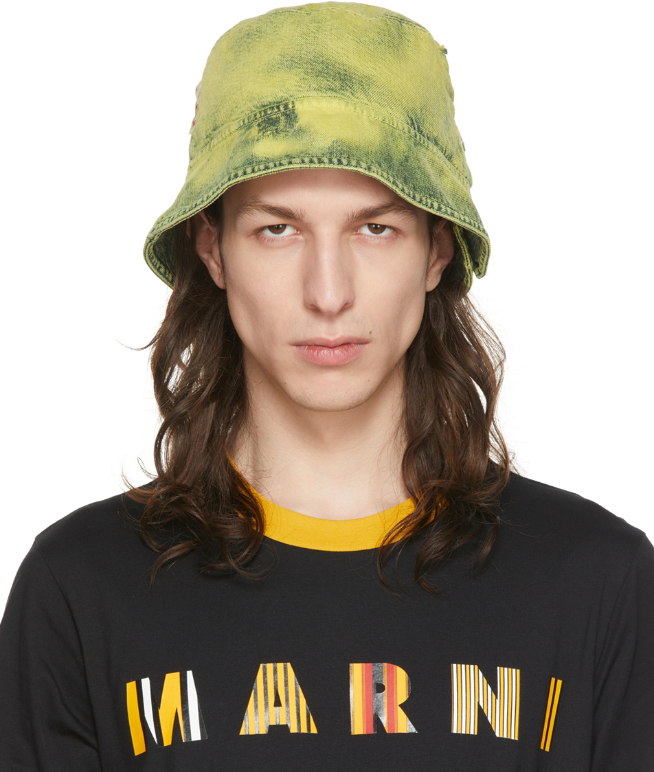 Photo: Marni Yellow Denim Bucket Hat