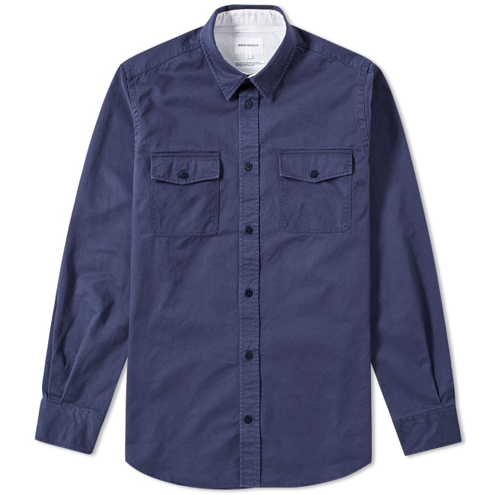 Norse Projects Villads Compact Twill Shirt Norse Projects