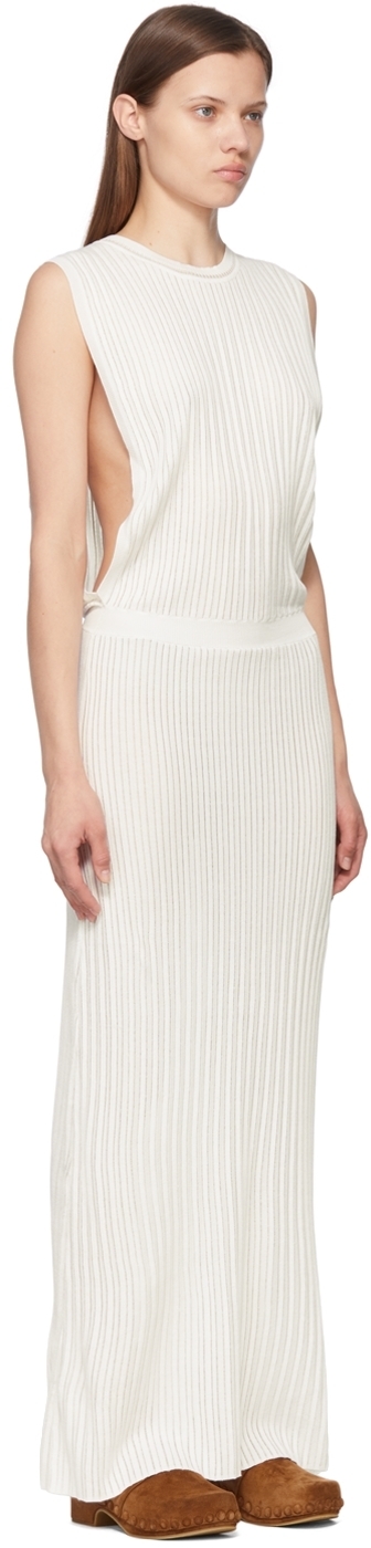 Chloé Off-White Silk Maxi Dress