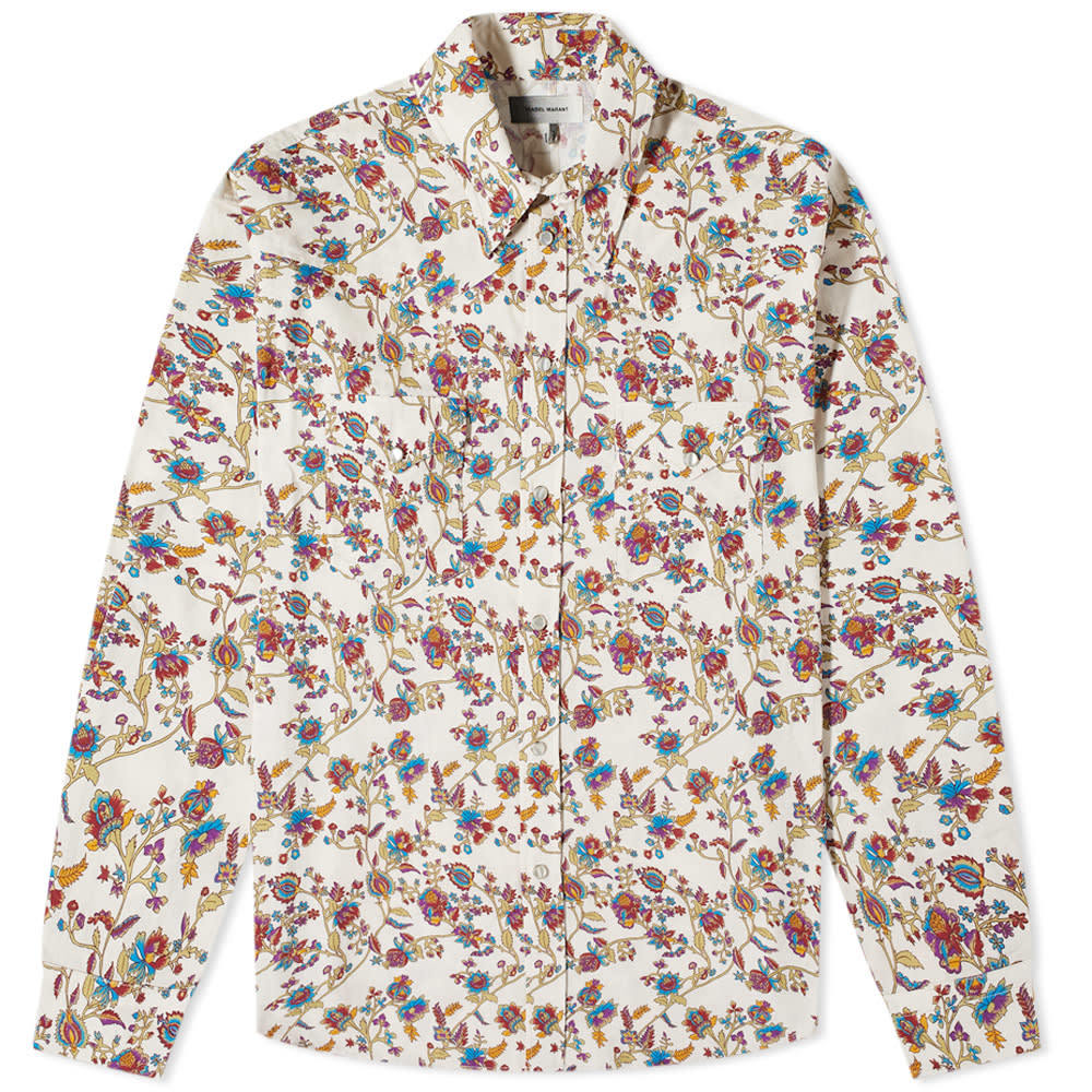 floral overshirt