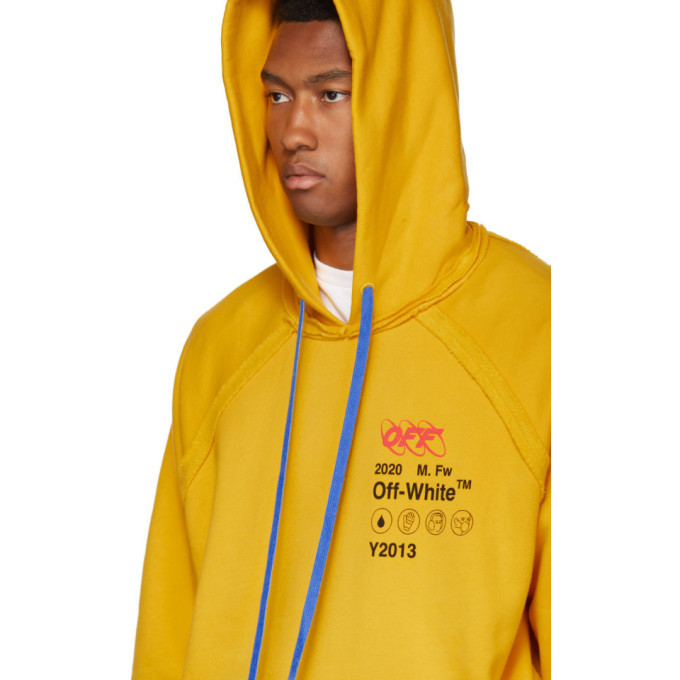 Off-White Yellow Industrial Y2013 Incomplete Hoodie Off-White