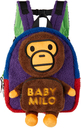BAPE Kids Multicolor Milo Baby Boa Backpack