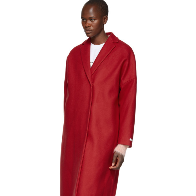 msgm red coat