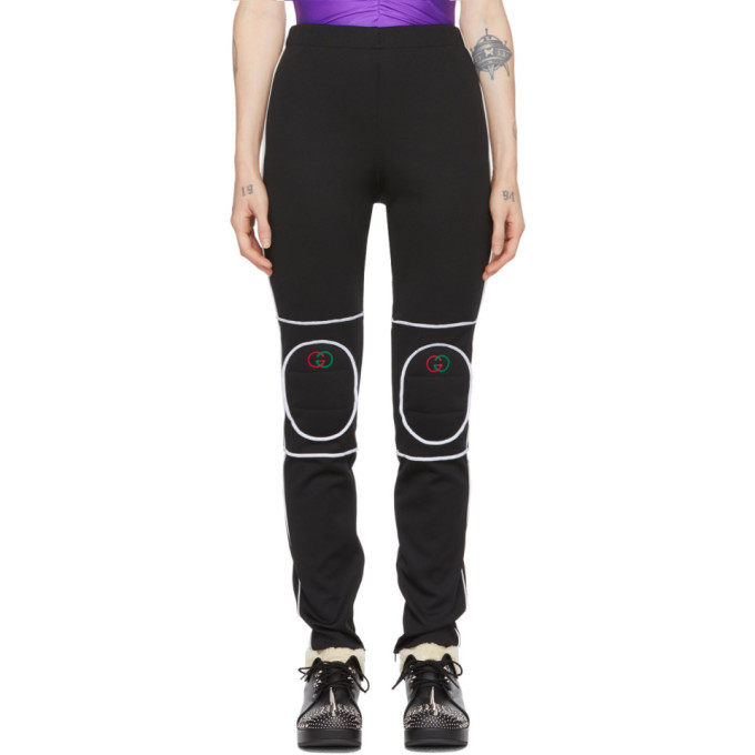 Gucci Black Knee Pad Leggings Gucci