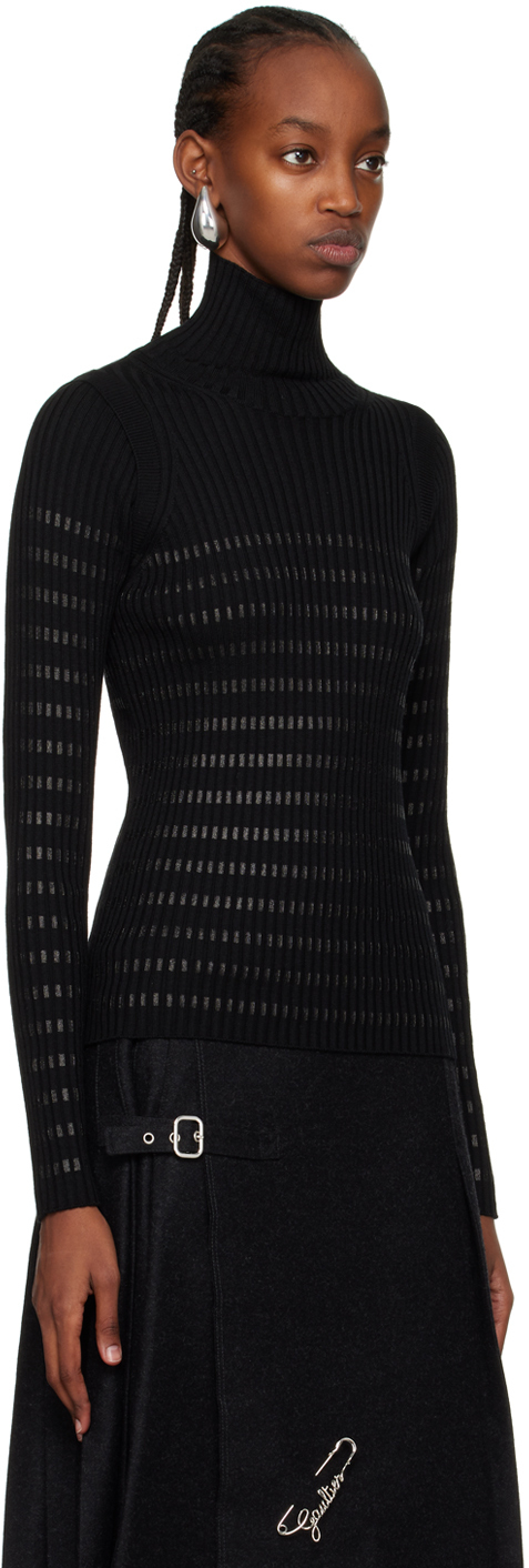 Jean Paul Gaultier Black 'The Cyber' Turtleneck Jean Paul Gaultier