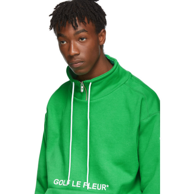 Europa Detenerse superficial Converse Green Golf Le Fleur* Edition Quarter Zip Pullover Sweatshirt  Converse