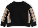 Burberry Baby Black Check Panel Sweatshirt