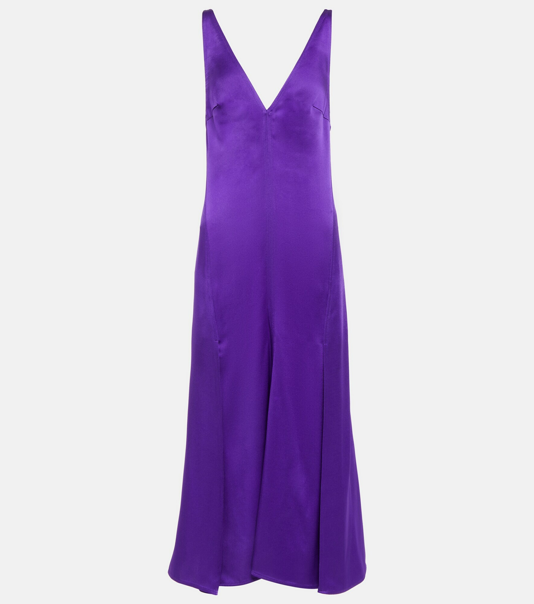 Victoria Beckham - Satin midi dress Victoria Beckham